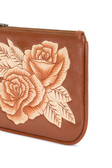 Akaroa Rose Purse Tobacco