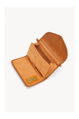 Luna Wallet Antique Tan/Carnelian Stone (LIMITED EDITION) - Jodi Lee
