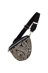 All That Jazz Belt Bag Black Canvas - Jodi Lee
