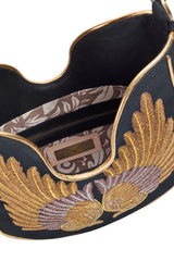 All That Jazz Tote Bag Black/Gold - Jodi Lee