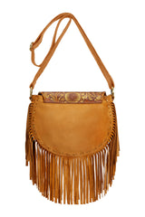 Anahita Sunflower Bag Antique Medium Brown/Gold/Dark Tan - Jodi Lee