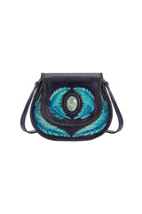 Angel Feather Bag Navy/Silver (SAMPLE SALE) - Jodi Lee