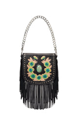Charm Fringe Bag Black - Jodi Lee