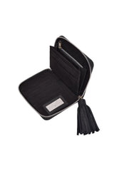 Charm Pansy Mini Wallet Black - Jodi Lee