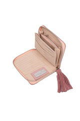 Charm Pansy Mini Wallet Dusty Pink - Jodi Lee