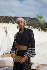 Pachamama Cut-Out Belt Antique Medium Brown - Jodi Lee