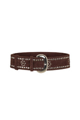 Wild At Heart Belt Dark Choc