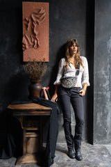 All That Jazz Belt Bag Black Canvas - Jodi Lee