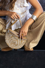 All That Jazz Belt Bag Taupe Canvas - Jodi Lee