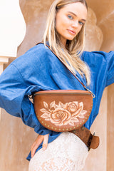 Akaroa Rose Belt Bag Tobacco
