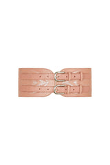 Marrakesh Shimmer Belt Metallic Pink/Silver - Jodi Lee