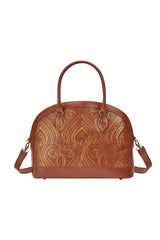 Mini Queen Marrakesh Bag Tobacco/Gold - Jodi Lee