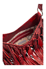 Mini Pocahontes Feather Bag Metallic Red - Jodi Lee