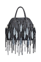 Mini Queen Pocahontes Bag Metallic Charcoal - Jodi Lee