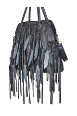 Mini Queen Pocahontes Bag Metallic Charcoal - Jodi Lee