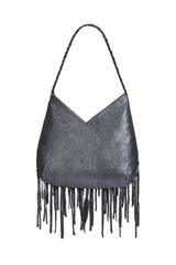 Pocahontes Leaf Bag Metallic Charcoal - Jodi Lee