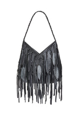 Pocahontes Leaf Bag Metallic Charcoal - Jodi Lee