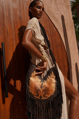 Fly So High Bag Dark Choc/Gold - Jodi Lee