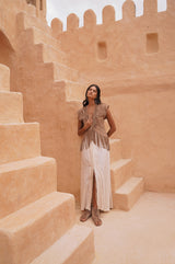 Desert Dreamer Vest Taupe (SAMPLE SALE SIZE S) - Jodi Lee