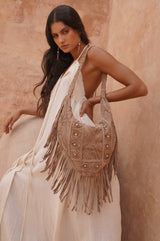 Aztec Maze Bag Taupe - Jodi Lee