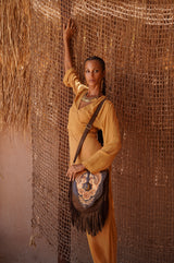 Benny Owl Rose Bag Metallic Brown/Gold - Jodi Lee