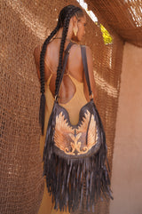 Fly So High Bag Dark Choc/Gold - Jodi Lee