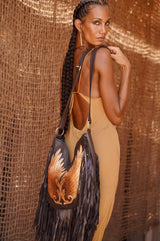 Fly So High Bag Dark Choc/Gold - Jodi Lee