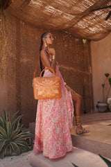 Akaroa Navajo Laptop Bag Antique Tan - Jodi Lee