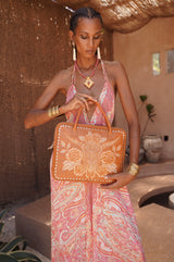 Akaroa Navajo Laptop Bag Antique Tan - Jodi Lee