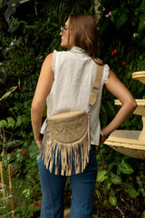 Grace Stud Belt Bag Ivory - Jodi Lee