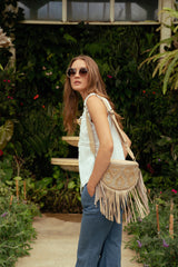 Grace Stud Belt Bag Ivory - Jodi Lee