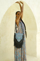 Benny Owl Bag Metallic Navy - Jodi Lee