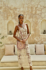 Charm Pansy Bag Dusty Pink - Jodi Lee