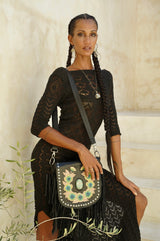 Charm Fringe Bag Black - Jodi Lee