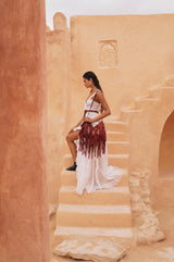 Mini Pocahontes Feather Bag Metallic Red - Jodi Lee