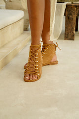 Charis Sandals Dark Tan - Jodi Lee