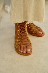 Charis Sandals Dark Tan - Jodi Lee