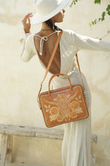 Akaroa Navajo Laptop Bag Antique Tan - Jodi Lee