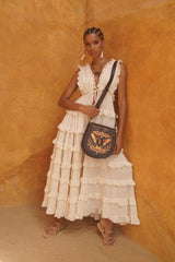 Luna Lily Bag Metallic Dark Choc/Gold - Jodi Lee