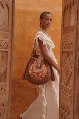 Luna Cleopatra Bag Tobacco/Gold - Jodi Lee