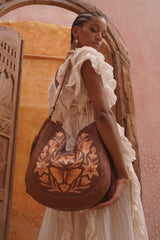 Luna Cleopatra Bag Tobacco/Gold - Jodi Lee