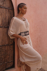 Zanzibar Shimmer Belt Metallic Black - Jodi Lee