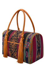 Zanzibar Weave Bag Rainbow/Tan - Jodi Lee