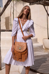 Deus Peacock Bag Tan - Jodi Lee