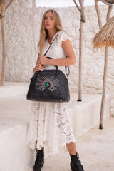 Mini Queen Peacock Bag Black - Jodi Lee