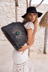 Mini Queen Peacock Bag Black - Jodi Lee