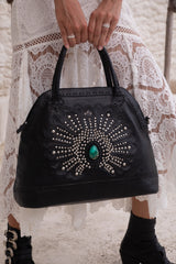 Mini Queen Peacock Bag Black - Jodi Lee