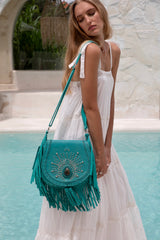 Deus Peacock Bag Seafoam - Jodi Lee