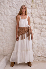 Hiawatha Shawl Taupe - Jodi Lee