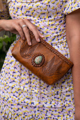 Lost Bird Pouch Antique Medium Brown - Jodi Lee
